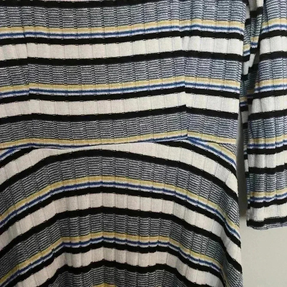 ModCloth striped midi dress small - Picture 3 of 5